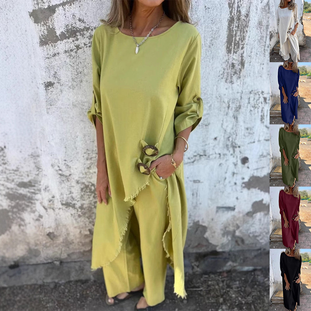 L’ensemble parfait un style fluide qui t’accompagne partout.