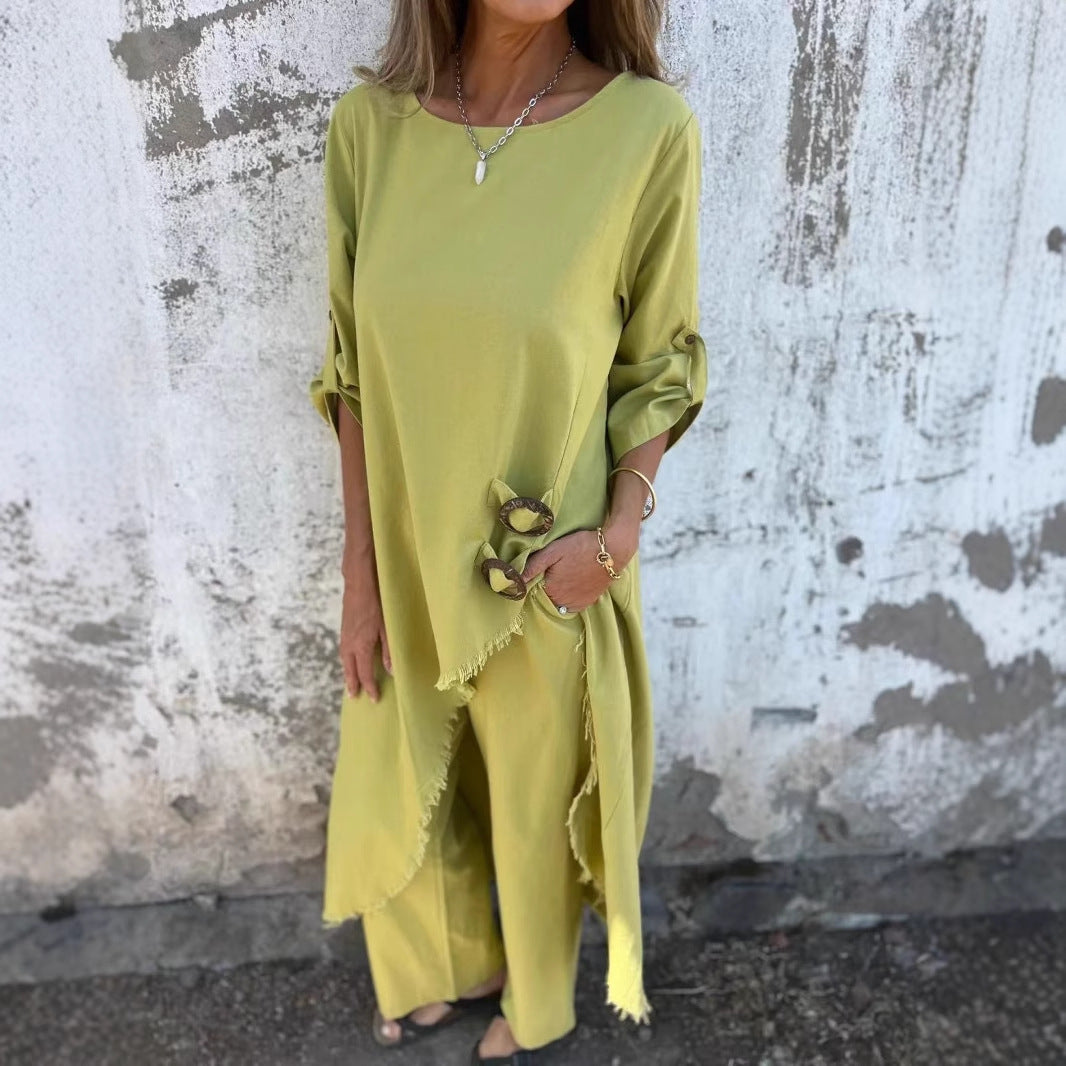 L’ensemble parfait un style fluide qui t’accompagne partout.