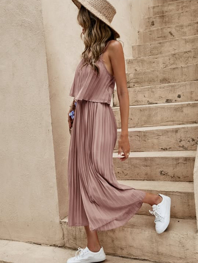 Combinaison Dos Nu Femme – Style Décontracté d’Été