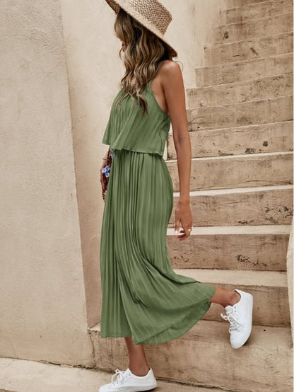 Combinaison Dos Nu Femme – Style Décontracté d’Été