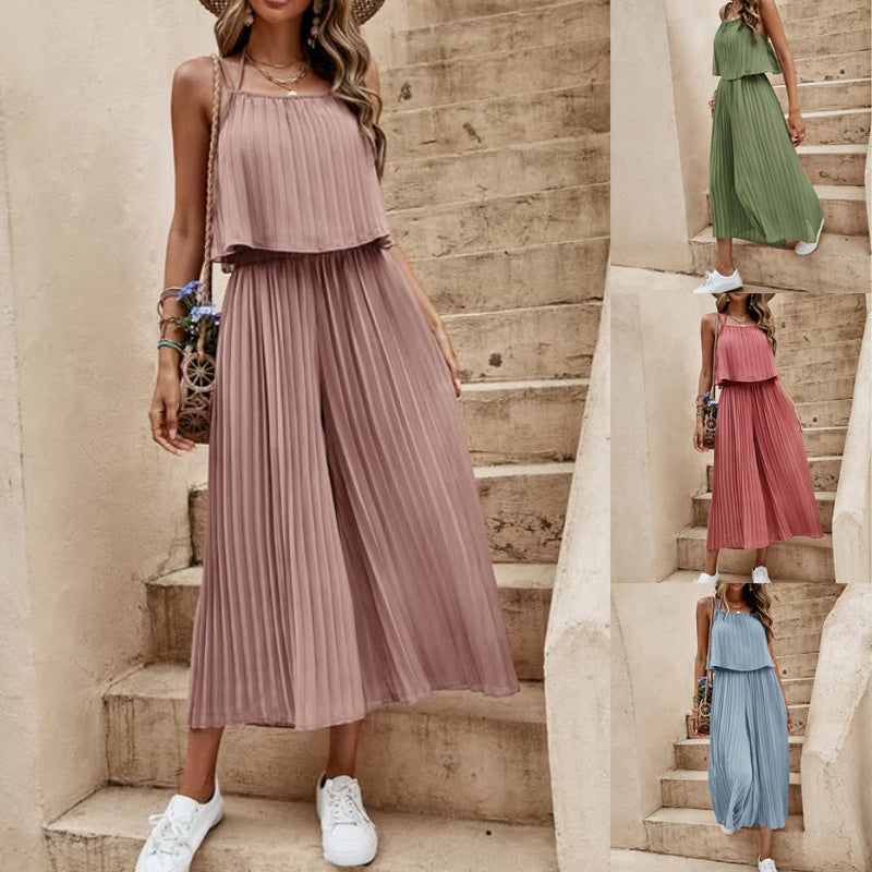 Combinaison Dos Nu Femme – Style Décontracté d’Été
